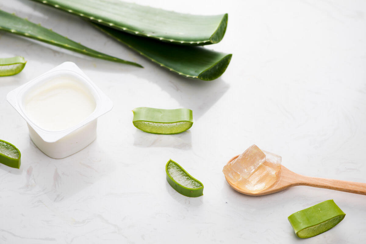 Aloe vera e yogurt