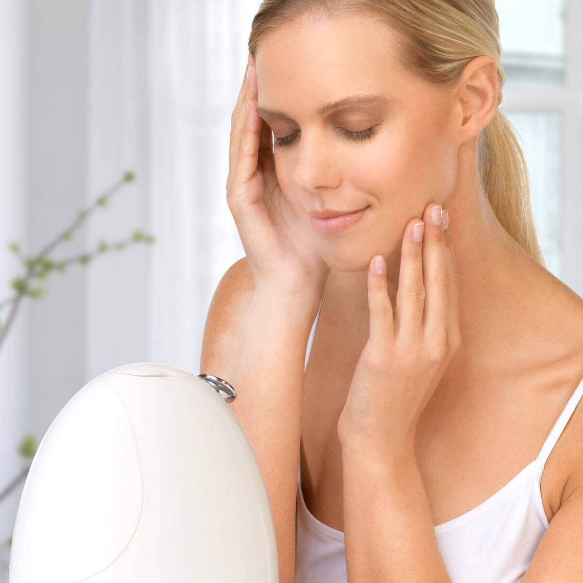 Usare un vaporizzatore per viso