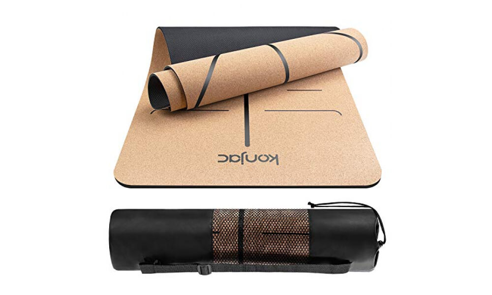 Set Yoga 6 Pezzi C4B – Tappetino, Blocchi, Fascia, Ruota, Cuscino, Per Principianti Ed Esperti Cuscino Meditazione Grano Saraceno