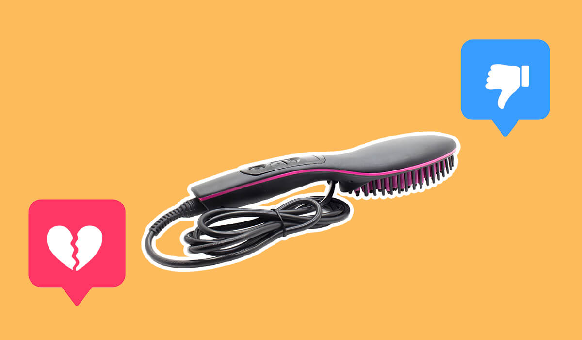 I contro della spazzola lisciante