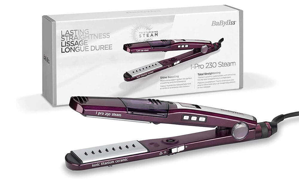 Piastra a vapore BaByliss Pro Steam