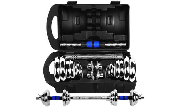 Manubri Regolabili Elite 1,5-18Kg Rosso (coppia) | REXGYM