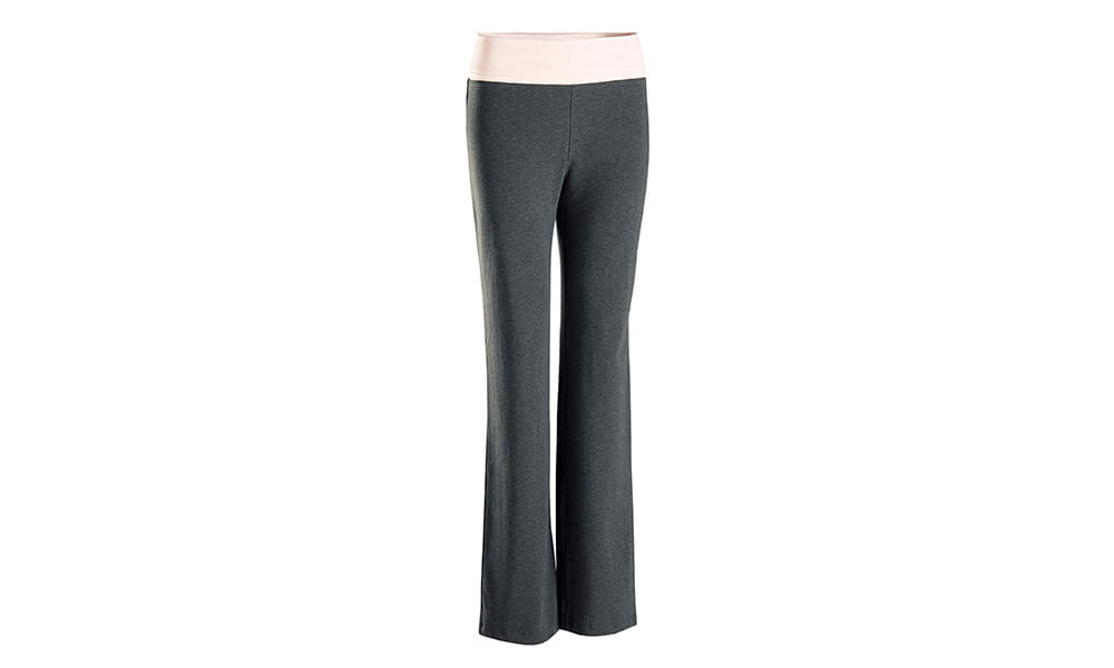 pantaloni-donna-yoga-cotone-grigio-rosa