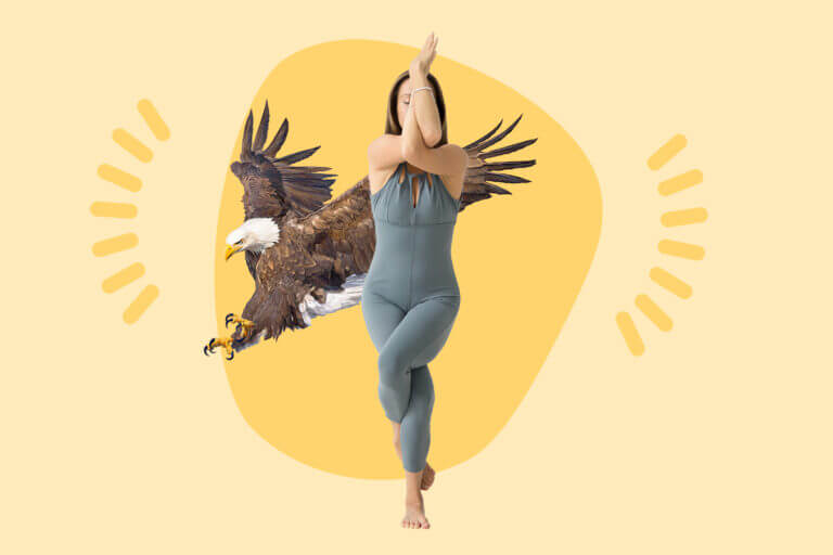 Garudasana o posa dellaquila