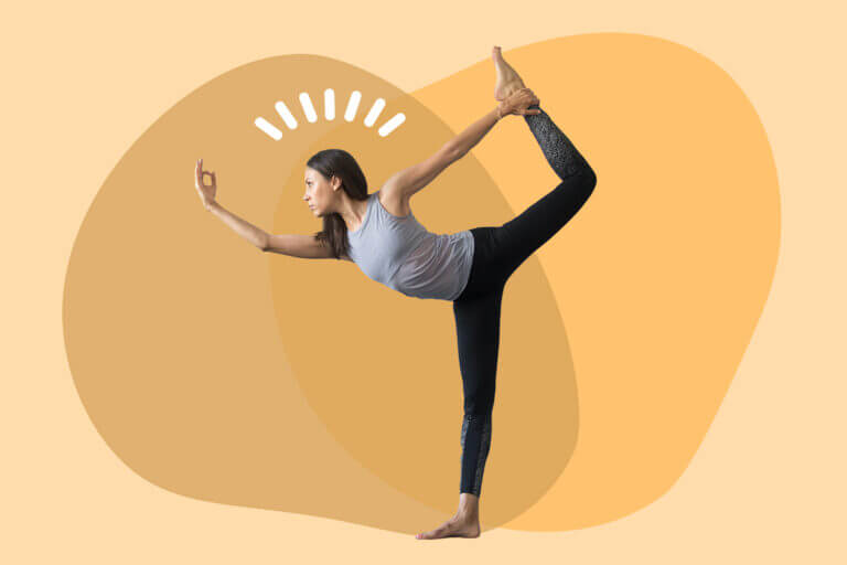 Natarajasana o signore della danza