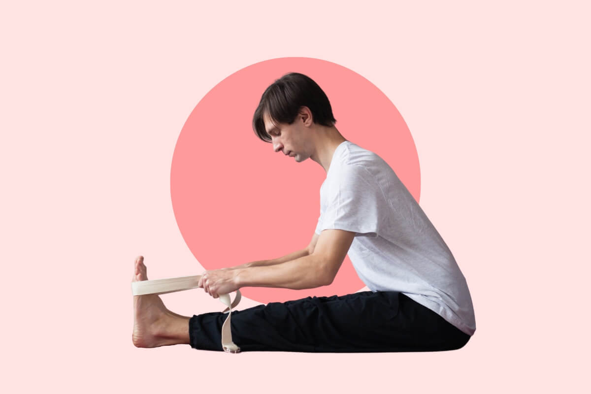 Paschimottanasana cinghia Paschimottanasana cinghia