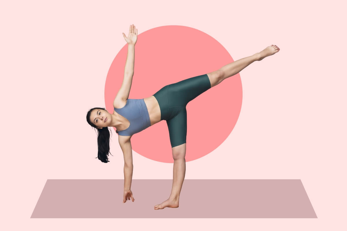 Ardha Chandrasana posa della mezzaluna Ardha Chandrasana posa della mezzaluna