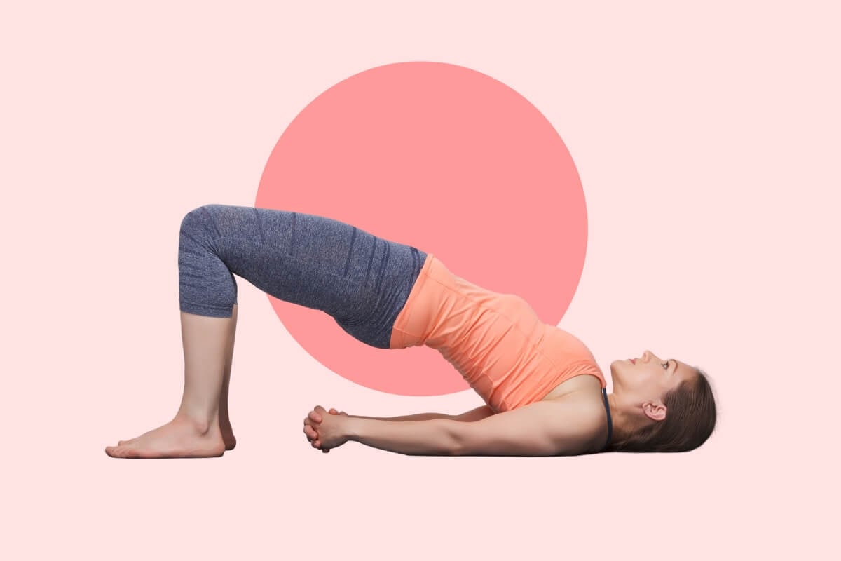 setu bandhasana posizione del mezzo ponte