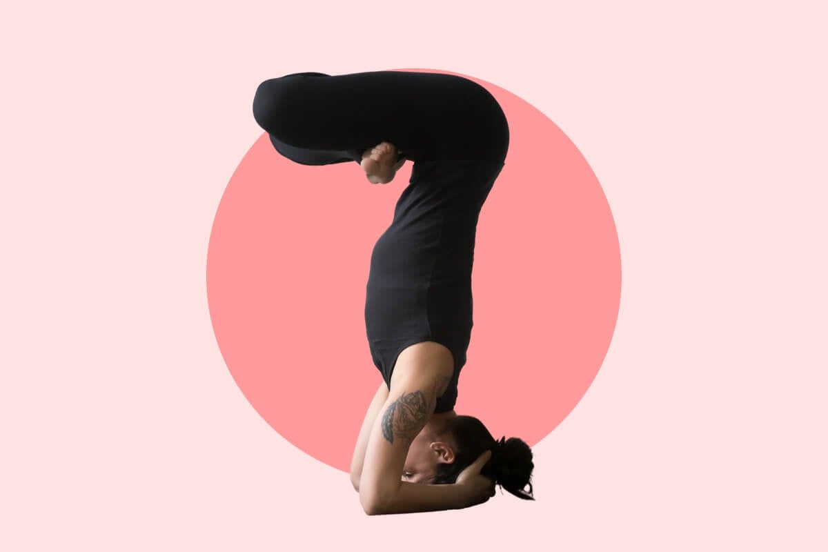 Sirsasana li Padmasana