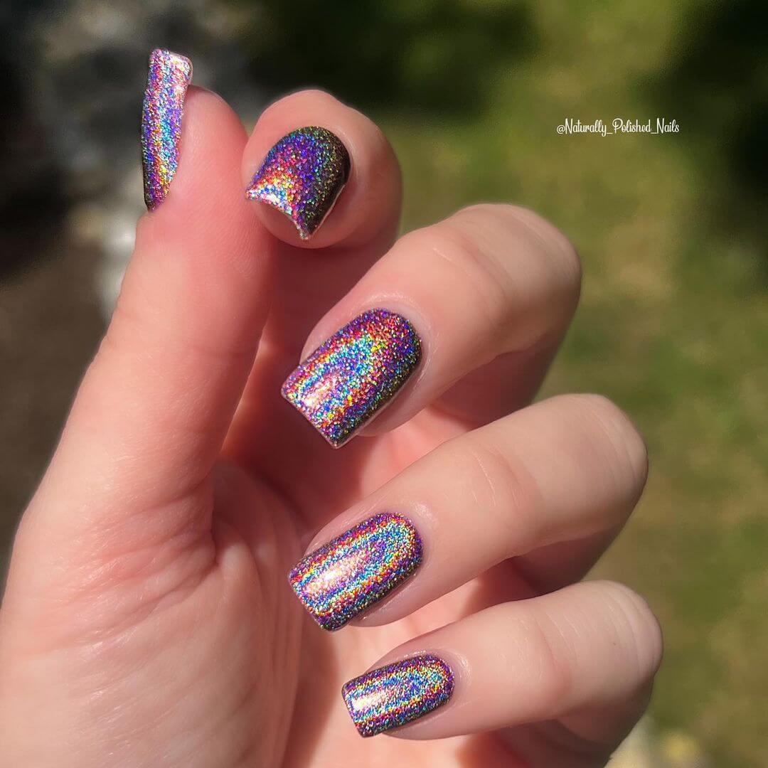 OLOGRAFICHE ARCOBALENO naturally polished nails