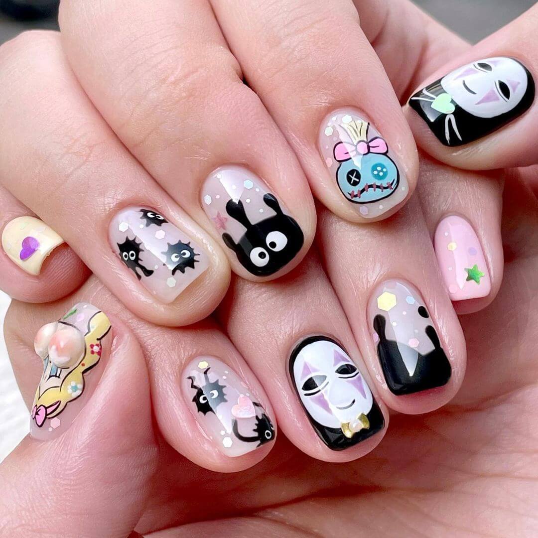 OMAGGIO A GHIBLI SU UNGHIE CORTE