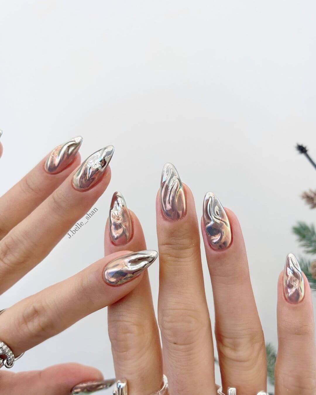 Unghie effetto materia dello spazio j.belle shan