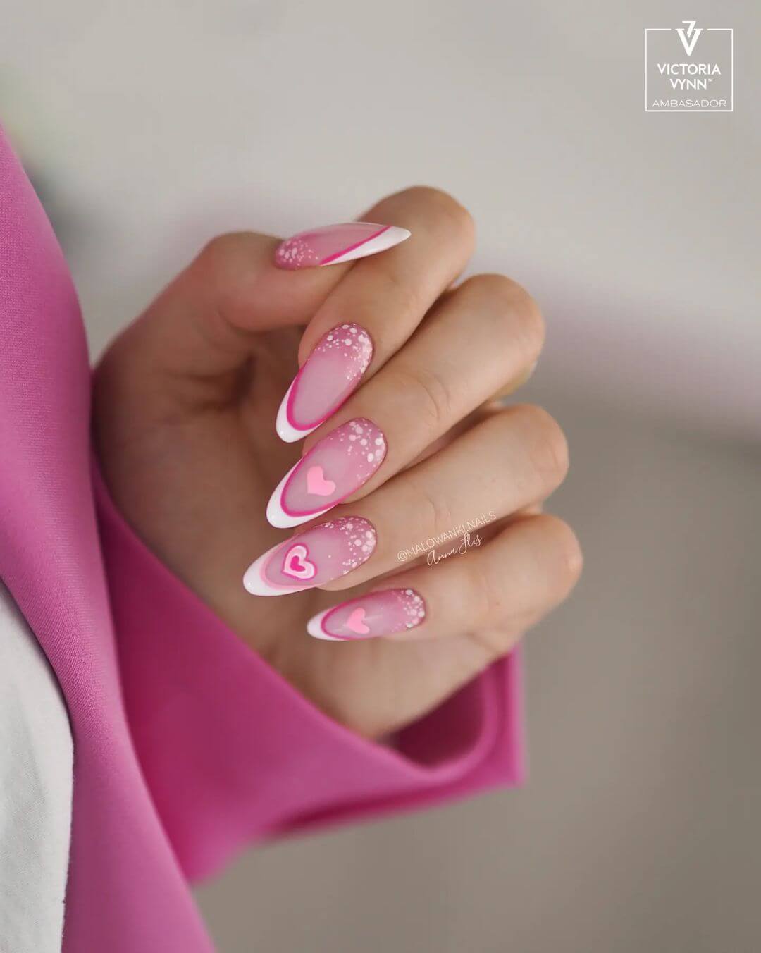 french barbie style malowanki.nails