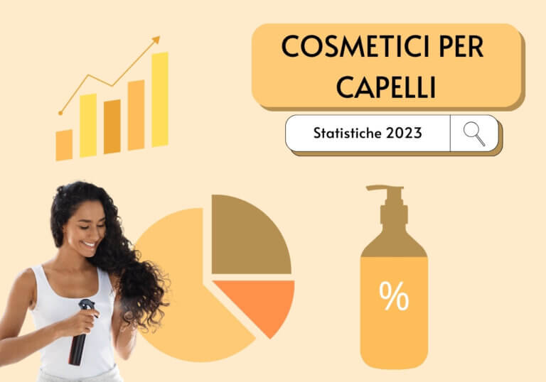 statistiche cosmetici per capelli
