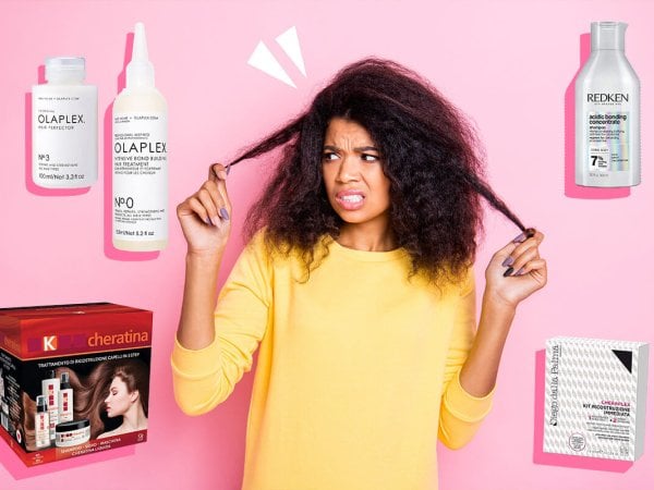 Doppie punte e capelli sfibrati quali cosmetici esistono per la ricostruzione dei capelli