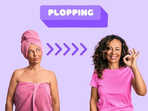 La tecnica del plopping per capelli ricci La tecnica del plopping per capelli ricci