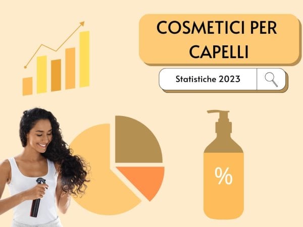 statistiche cosmetici per capelli